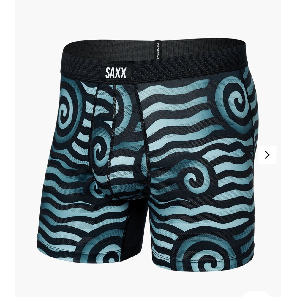 Saxx DropTemp® Cooling Mesh Performance Boxer Brief 5" - Slim Fit (Med)